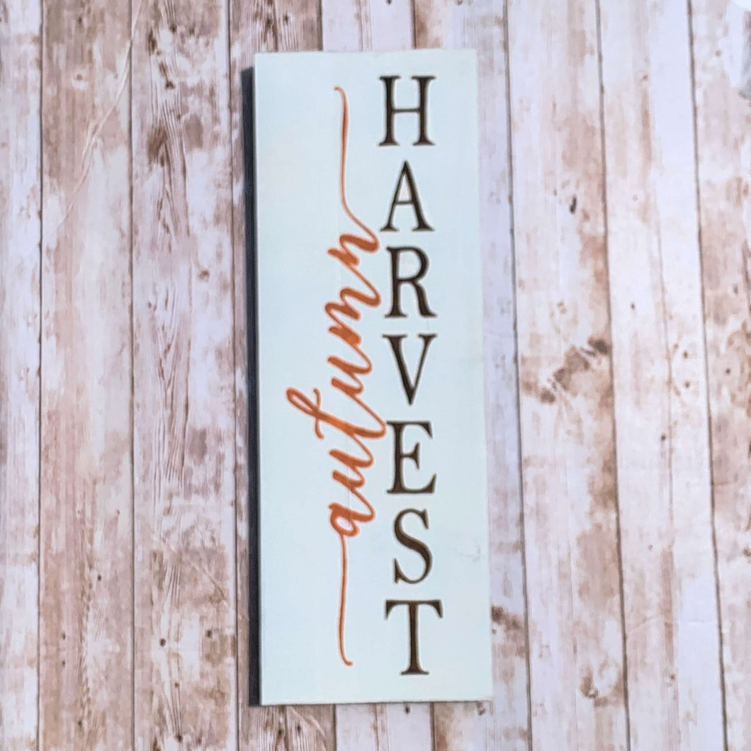 Autumn Harvest sign